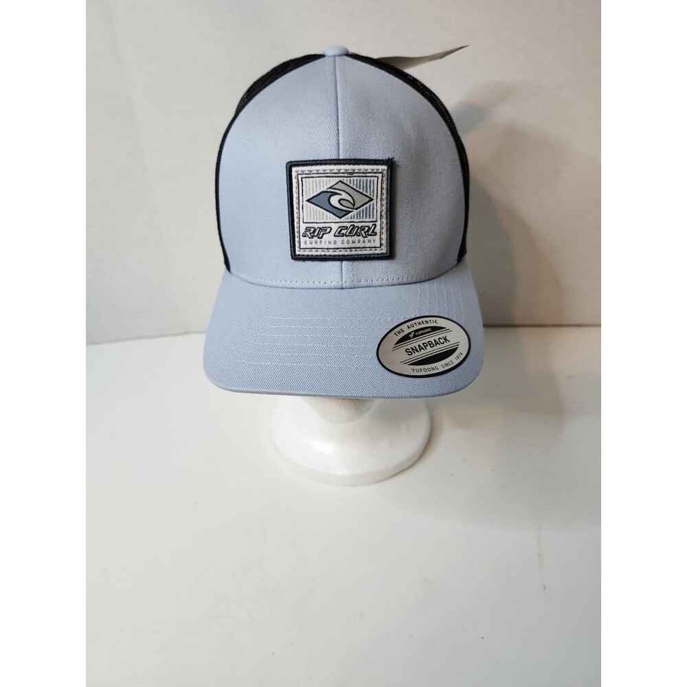 Rip Curl Mens Custom Curve Adjustable Snapback Mesh Trucker Cap Hat